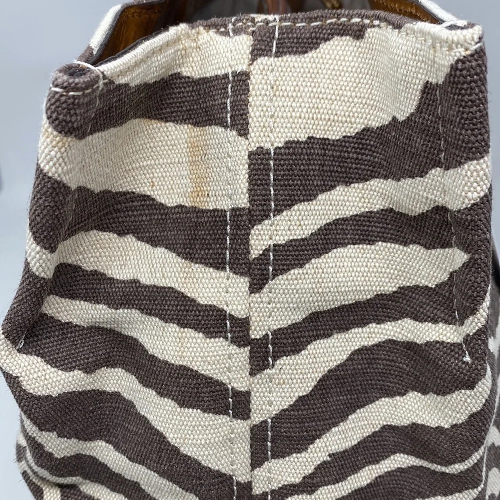 Michael Kors Sutter Canvas Animal Print Tote NEW NWT - Picture 10 of 16